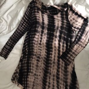 Jodifl long sleeve knit tie dye dress